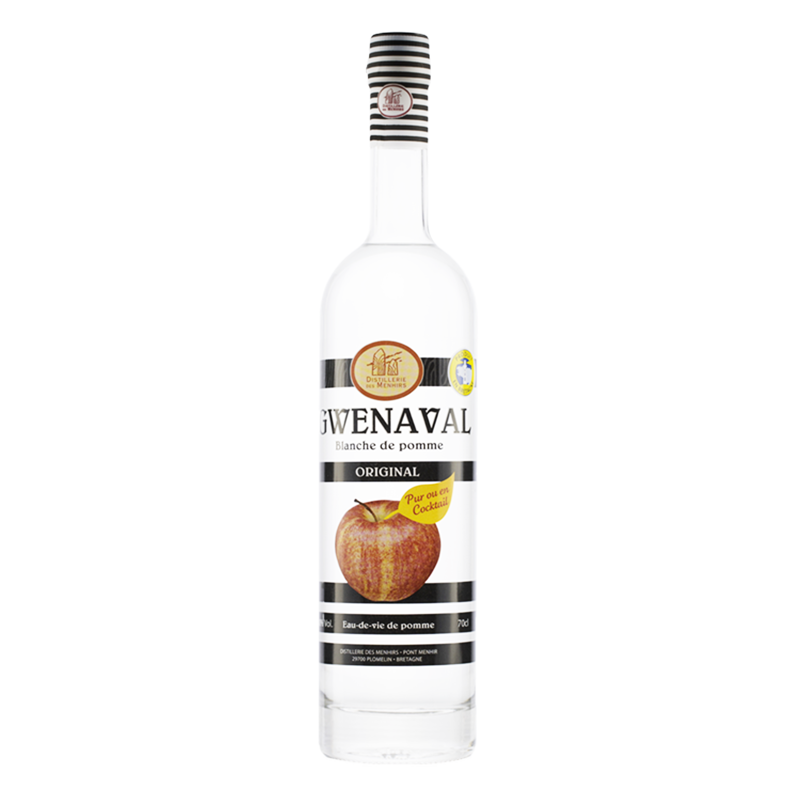 Distillerie des Menhirs Gwenaval Blanche de Pomme - Eau de Vie de Cidre